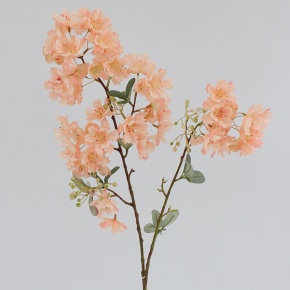Ветка цветущая, 90см, персиковый в интернет-магазине флористических аксессуаров Азалия Декор
