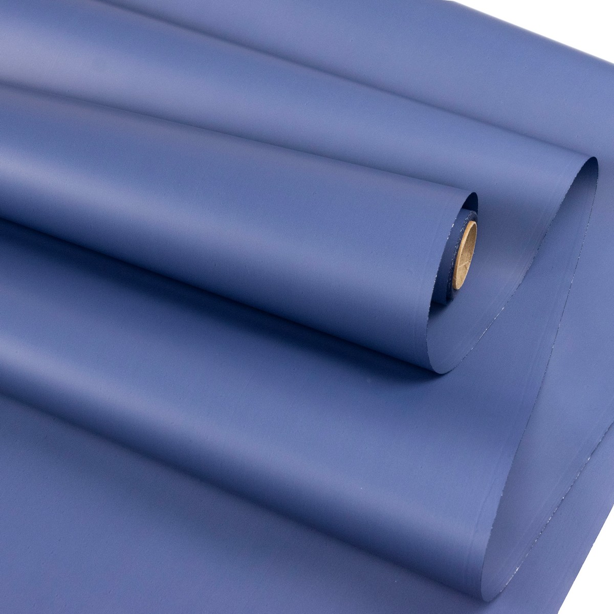 Пленка матовая 65мкр, 50 см 10 м, синий в интернет-магазине флористических аксессуаров Азалия Декор