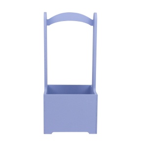 Корзина (дерево), 14х14х30см, лавандовый в интернет-магазине флористических аксессуаров Азалия Декор