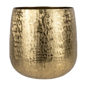 Кашпо (металл), D24xH24,5см, золотой в интернет-магазине флористических аксессуаров Азалия Декор