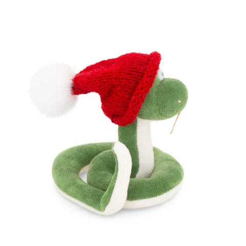 Игрушка м/н Змей Питоша, 12см, зеленый в интернет-магазине флористических аксессуаров Азалия Декор