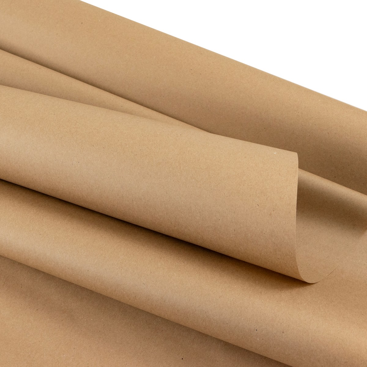 Бумага упаковочная крафт 60гр, 72 см 10 м, натуральный в интернет-магазине флористических аксессуаров Азалия Декор