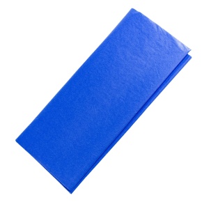 Бумага тишью 10 шт., 50x66 см, синий в интернет-магазине флористических аксессуаров Азалия Декор