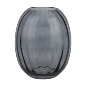 Ваза (стекло), D16xH20см, серый в интернет-магазине флористических аксессуаров Азалия Декор