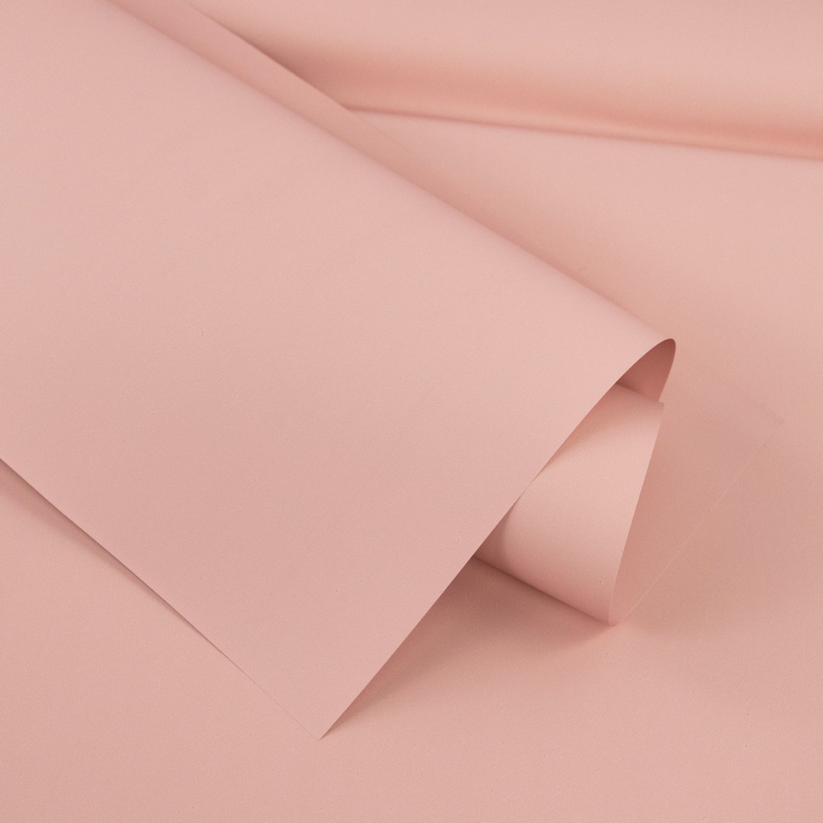 Пленка матовая 65мкр, 20 листов, 58х58см, светло-розовый в интернет-магазине флористических аксессуаров Азалия Декор