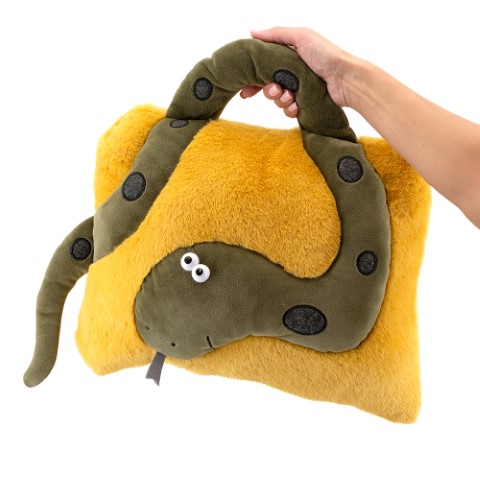 Подушка м/н Змейка, 35см, желтый в интернет-магазине флористических аксессуаров Азалия Декор