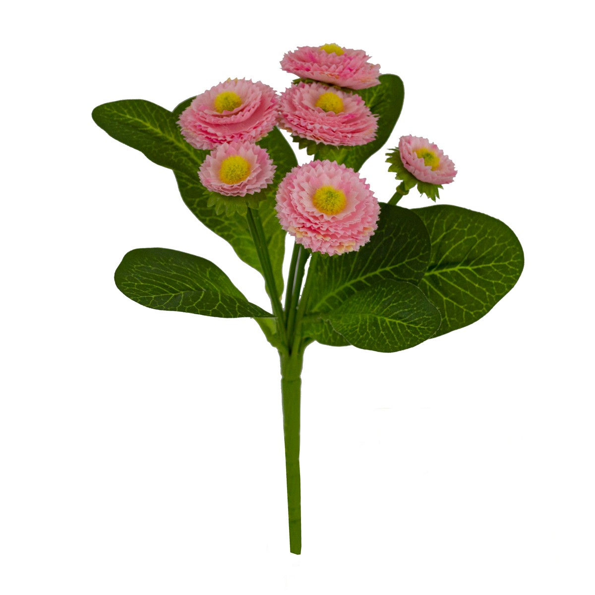 Маргаритка на вставке, 20,5см, розовый в интернет-магазине флористических аксессуаров Азалия Декор