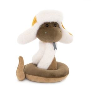 Игрушка м/н Змей Гоша, 25см, коричневый в интернет-магазине флористических аксессуаров Азалия Декор