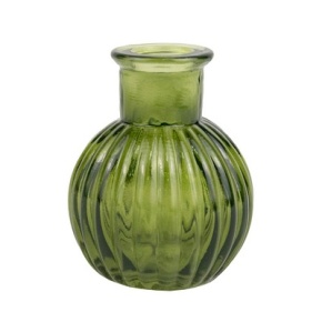 Ваза Бышка, D6,5xH7,5см, зеленый в интернет-магазине флористических аксессуаров Азалия Декор