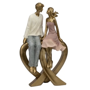 Сувенир Влюбленная пара (полирезин), H25,5x15,5x8см, цв. в асс. в интернет-магазине флористических аксессуаров Азалия Декор