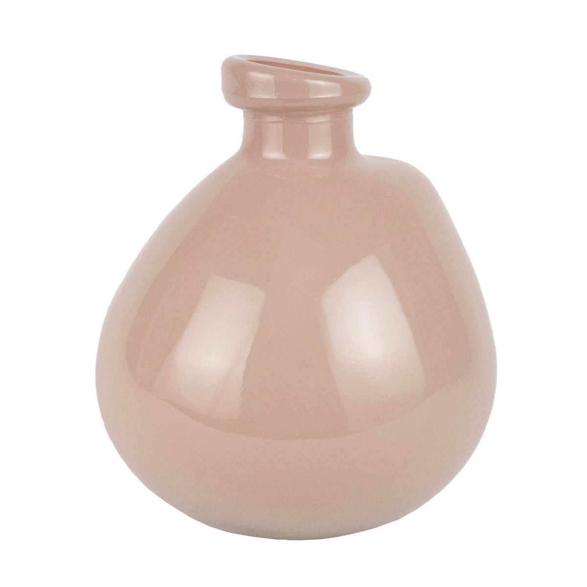 Ваза Бутылочка (стекло), H16xD14см, цв. в асс в интернет-магазине флористических аксессуаров Азалия Декор