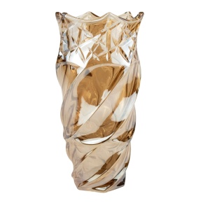 Ваза (стекло), D15,5xH29,5см, коричневый в интернет-магазине флористических аксессуаров Азалия Декор