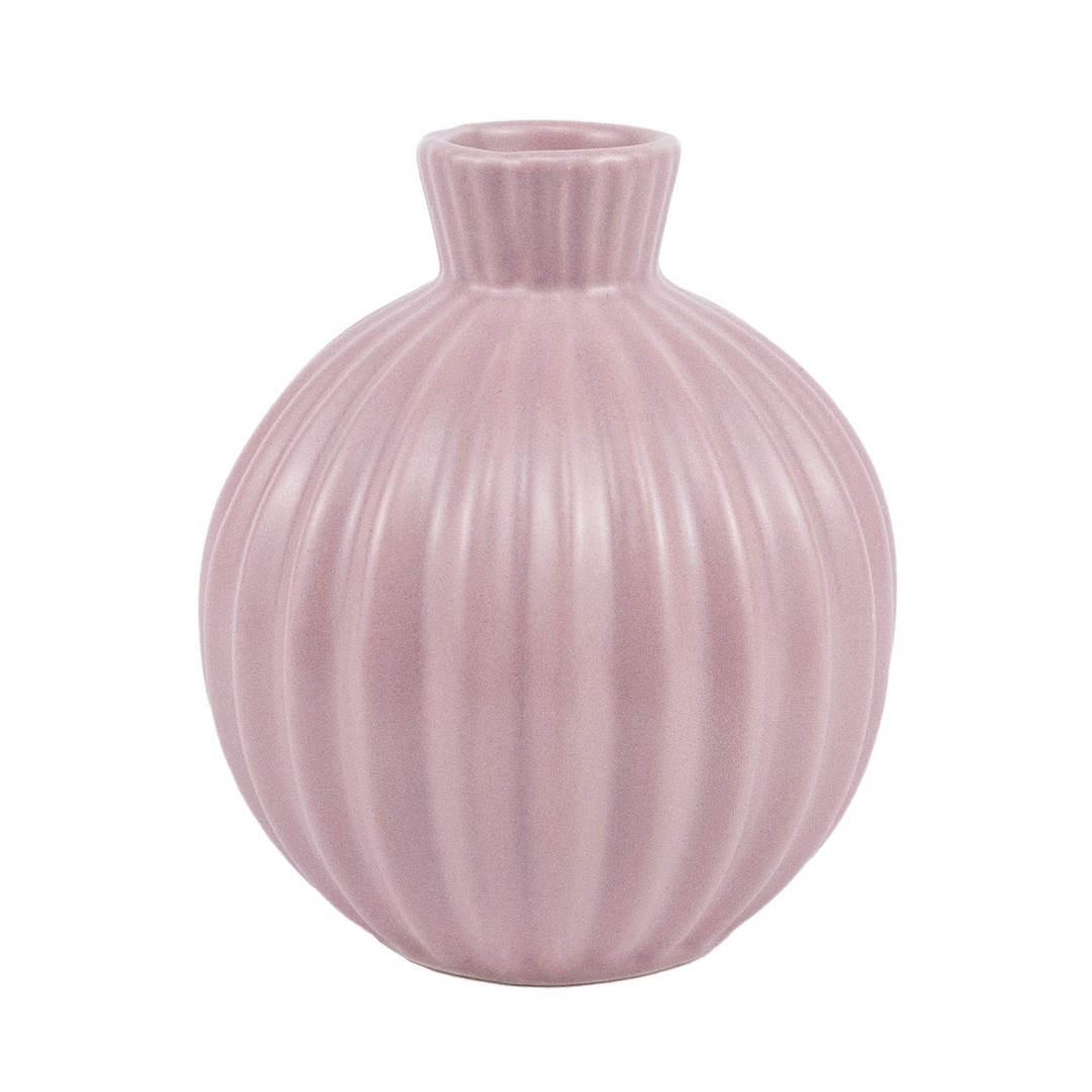 Ваза Бутылочка (керамика), H11,5xD10см, цв. в асс в интернет-магазине флористических аксессуаров Азалия Декор