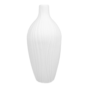 Ваза (керамика), D10xH23,5см, белый в интернет-магазине флористических аксессуаров Азалия Декор