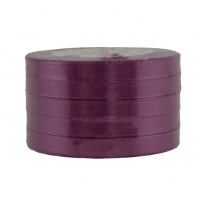 Набор лент 5шт. (атлас), 10 мм 25 ярдов, темно-лиловый в интернет-магазине флористических аксессуаров Азалия Декор