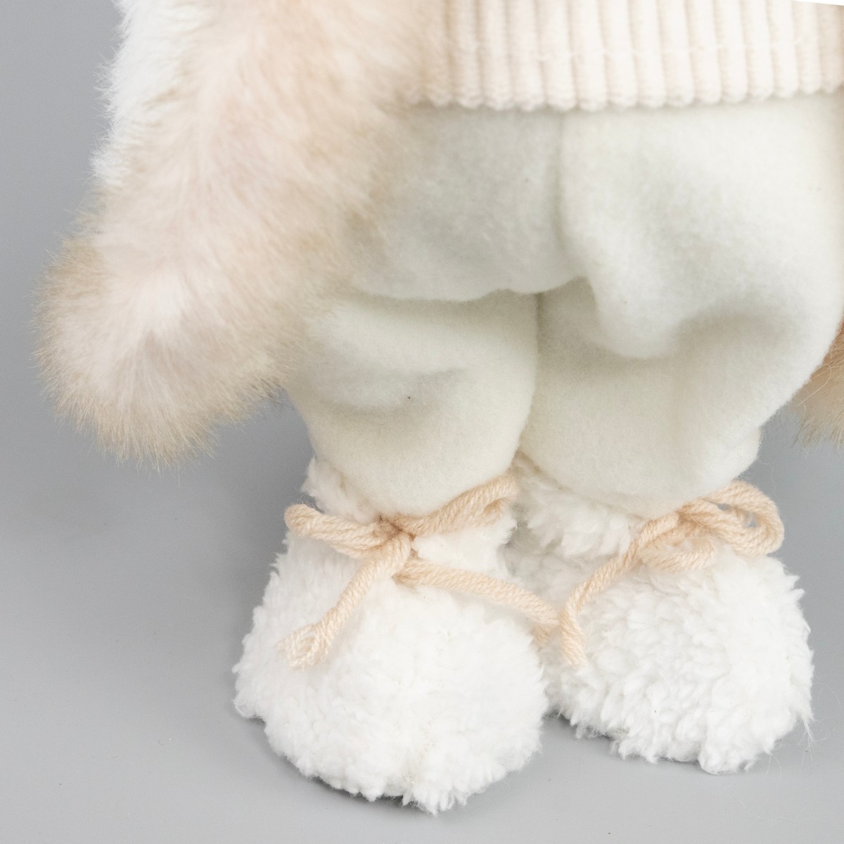 Сувенир Санта, H54x16x10см, кремовый в интернет-магазине флористических аксессуаров Азалия Декор