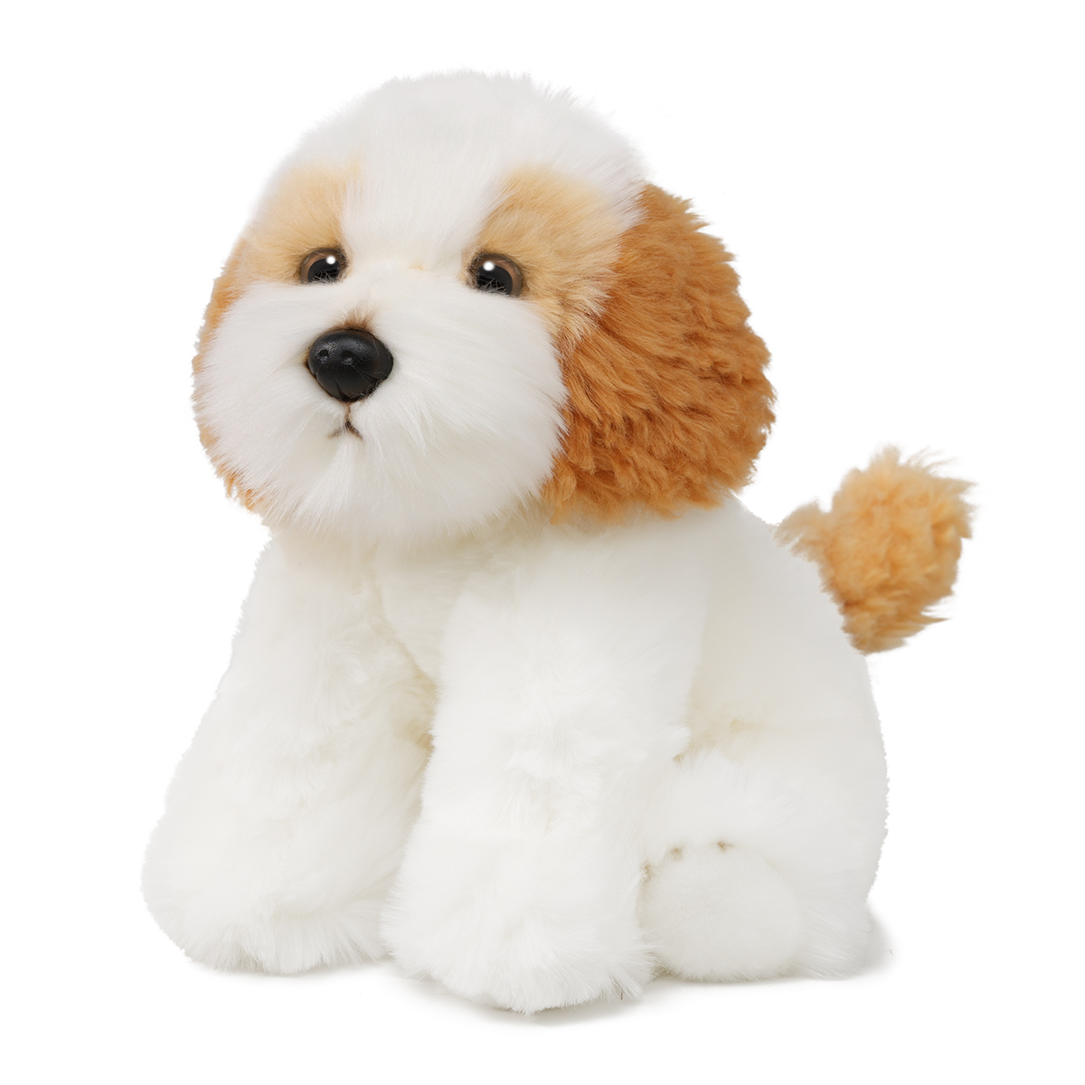 Игрушка м/н Собака Кавашон, 25см, белый в интернет-магазине флористических аксессуаров Азалия Декор