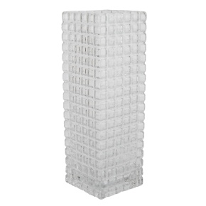 Ваза (стекло), 10xH30см, прозрачный в интернет-магазине флористических аксессуаров Азалия Декор