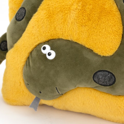 Подушка м/н Змейка, 35см, желтый в интернет-магазине флористических аксессуаров Азалия Декор