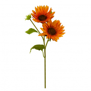 Подсолнух, 50см, оранжевый в интернет-магазине флористических аксессуаров Азалия Декор