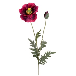 Мак, 72см, розовый в интернет-магазине флористических аксессуаров Азалия Декор