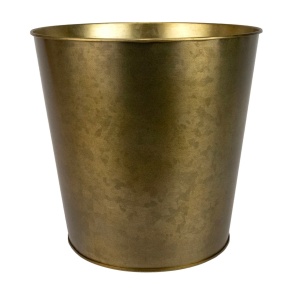 Кашпо (металл), D17,5xH16,5см, золотой в интернет-магазине флористических аксессуаров Азалия Декор