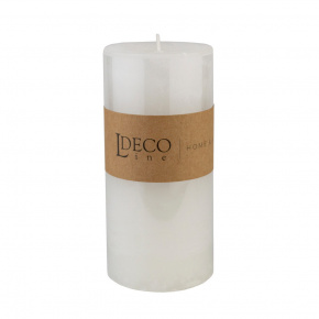 Свеча-столбик с ароматом Хлопок (80 часов), H15xD7см, белый в интернет-магазине флористических аксессуаров Азалия Декор