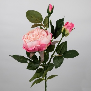 Роза, 75см, розовый в интернет-магазине флористических аксессуаров Азалия Декор