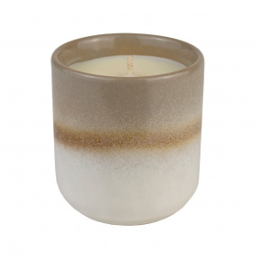 Свеча в стакане ароматическая (керамика), H8xD7,5см, белый в интернет-магазине флористических аксессуаров Азалия Декор
