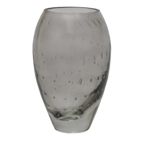 Ваза Паневежис, D10,5xH16см, серый в интернет-магазине флористических аксессуаров Азалия Декор