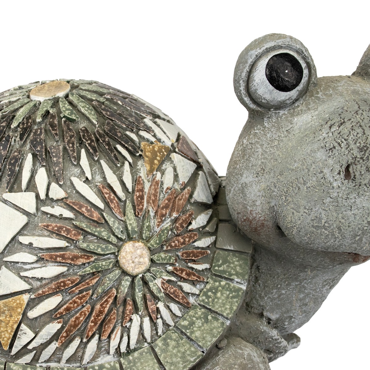 Садовая фигура Черепаха (керамика), H21,5x33х24см, серый в интернет-магазине флористических аксессуаров Азалия Декор