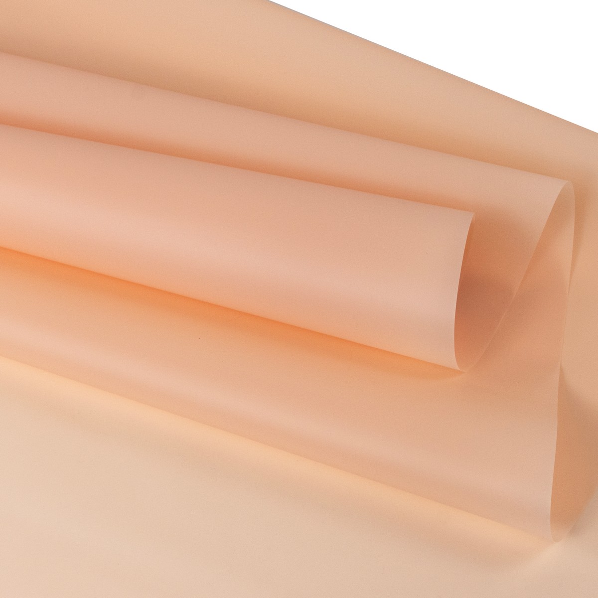 Пленка матовая 50мкр, 58 см 10 м, персиковый в интернет-магазине флористических аксессуаров Азалия Декор