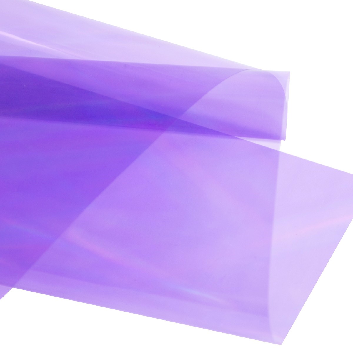 Пленка Голограмма, 15 листов, 58х58см, сиреневый в интернет-магазине флористических аксессуаров Азалия Декор