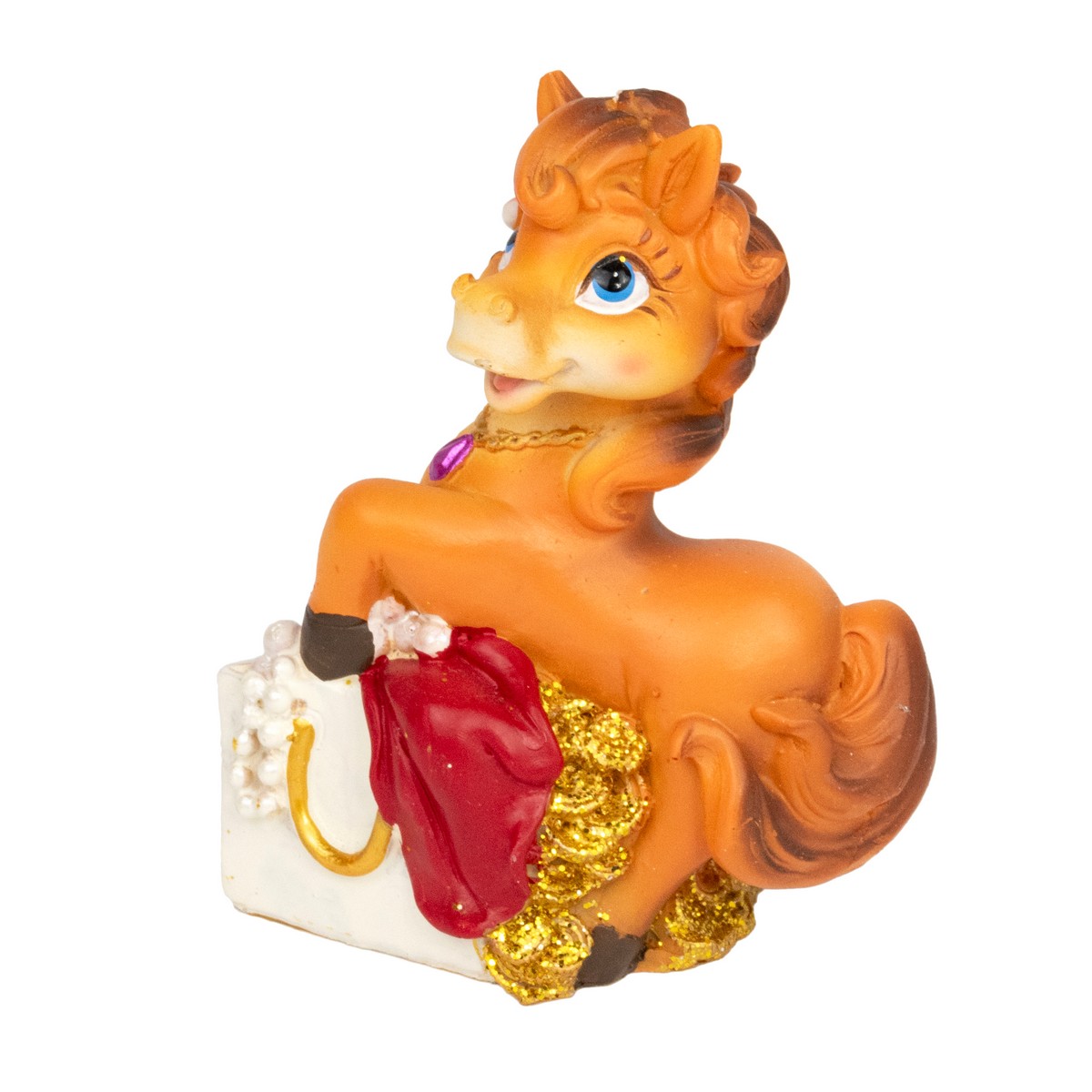 Лошадка-копилка, 9х6,5х11,5см, в ассорт. в интернет-магазине флористических аксессуаров Азалия Декор