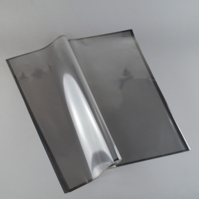 Пленка с каймой Серебро 45мкр, 20 листов, 57х57см, прозрачный в интернет-магазине флористических аксессуаров Азалия Декор