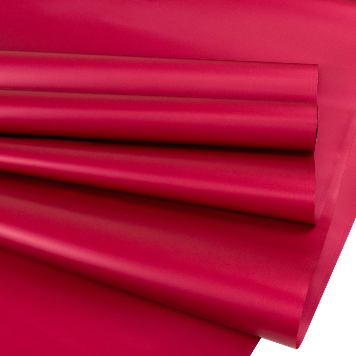 Пленка матовая 65мкр, 50 см 10 м, винный в интернет-магазине флористических аксессуаров Азалия Декор