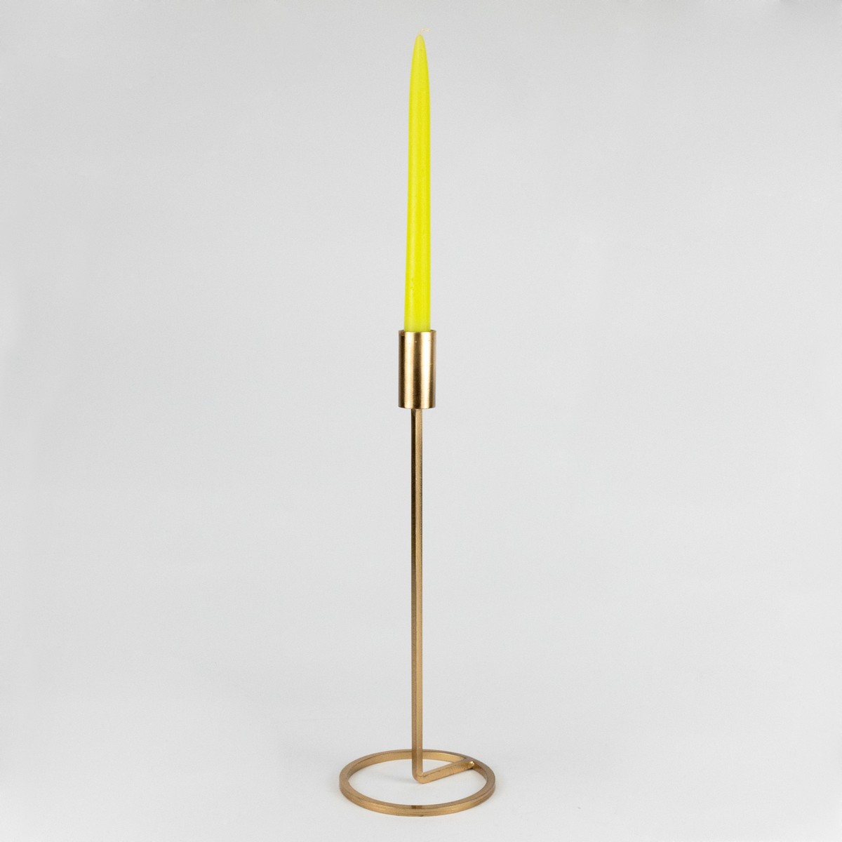 Подсвечник (металл), H31,5х10,5см, золотой в интернет-магазине флористических аксессуаров Азалия Декор