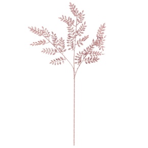 Ветка с глиттером, H79см, розовый в интернет-магазине флористических аксессуаров Азалия Декор