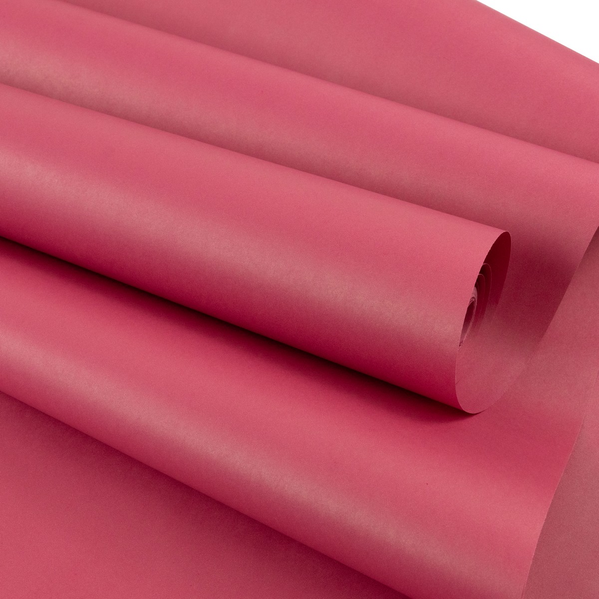 Бумага упаковочная крафт двусторонняя 60гр, 68 см 10 м, розовый в интернет-магазине флористических аксессуаров Азалия Декор