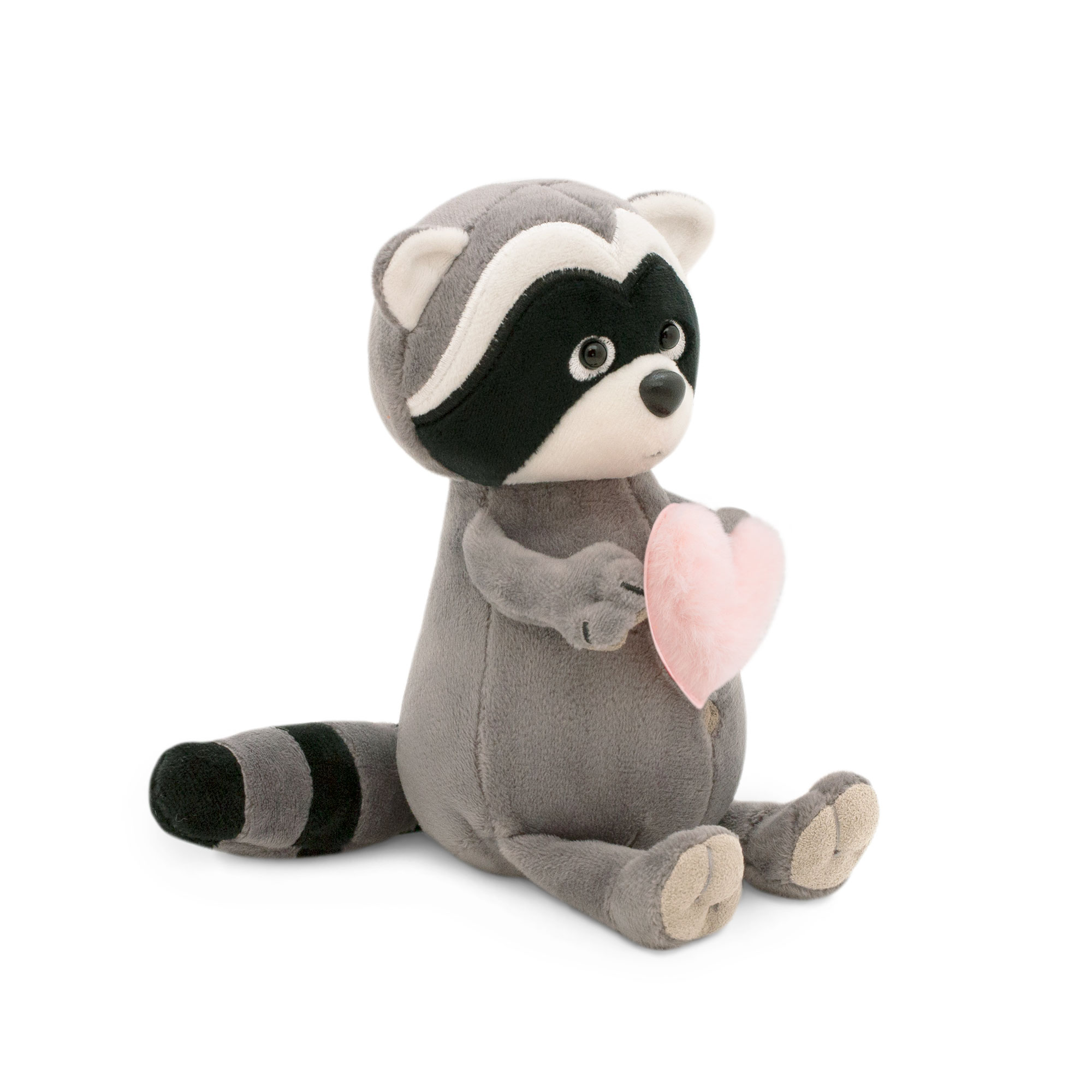 Игрушка м/н Енотик Дэнни в подар кор., 15см, серый в интернет-магазине флористических аксессуаров Азалия Декор