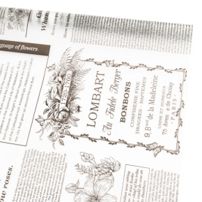 Пленка матовая Флористик, 60 см 0,200 кг, черный в интернет-магазине флористических аксессуаров Азалия Декор