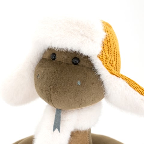 Игрушка м/н Змей Гоша, 25см, коричневый в интернет-магазине флористических аксессуаров Азалия Декор