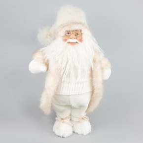 Сувенир Санта, H54x16x10см, кремовый в интернет-магазине флористических аксессуаров Азалия Декор