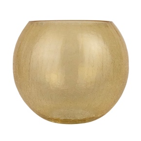 Ваза Шаровая 3л, D18xH16см, золотой в интернет-магазине флористических аксессуаров Азалия Декор