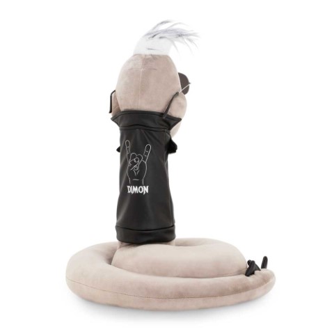 Игрушка м/н Змей Димон, 40см, серый в интернет-магазине флористических аксессуаров Азалия Декор