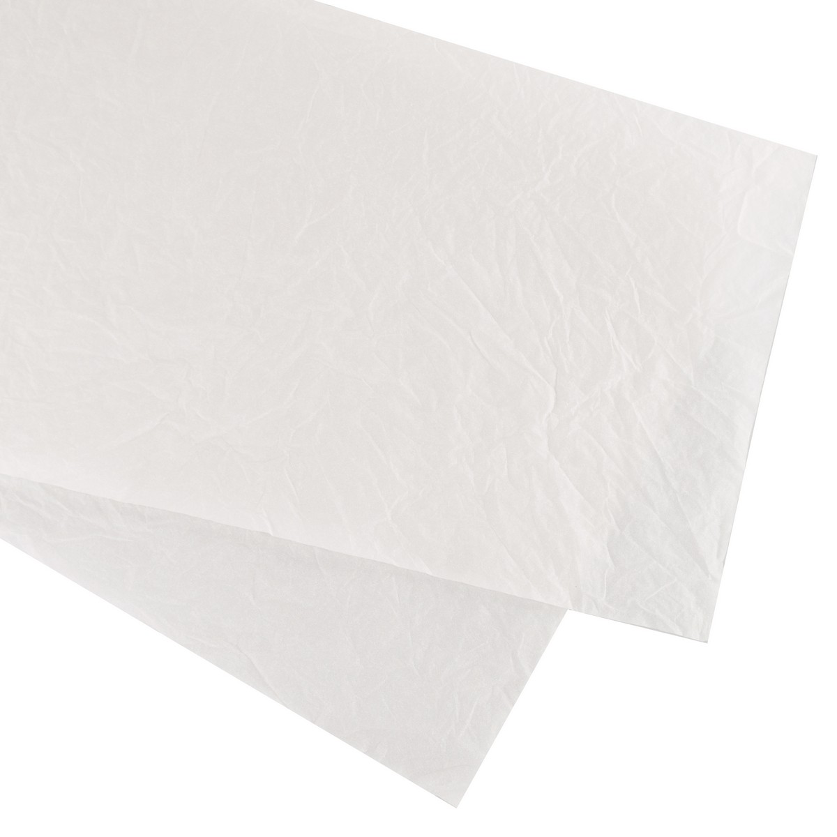 Бумага жатая, 5 листов, 52х53см, белый в интернет-магазине флористических аксессуаров Азалия Декор