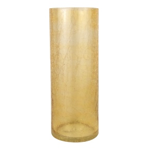 Ваза Цилиндр, D12xH30см, золотой в интернет-магазине флористических аксессуаров Азалия Декор