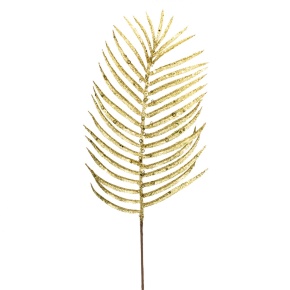 Ветка с глиттером, H64см, золотой в интернет-магазине флористических аксессуаров Азалия Декор