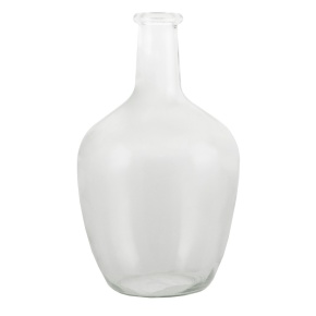 Ваза Бутылочка Беатриче, D15xH25,5см, прозрачный в интернет-магазине флористических аксессуаров Азалия Декор