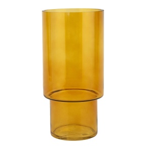 Ваза (стекло), D12xH25см, коричневый в интернет-магазине флористических аксессуаров Азалия Декор